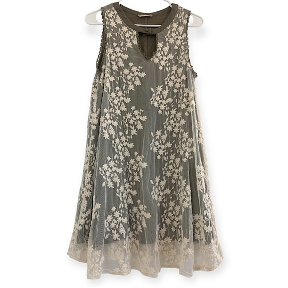Altar’d State Layered Embroidered Lace Sleeveless Dress - Picture 1 of 11